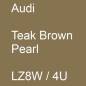 Preview: Audi, Teak Brown Pearl, LZ8W / 4U.